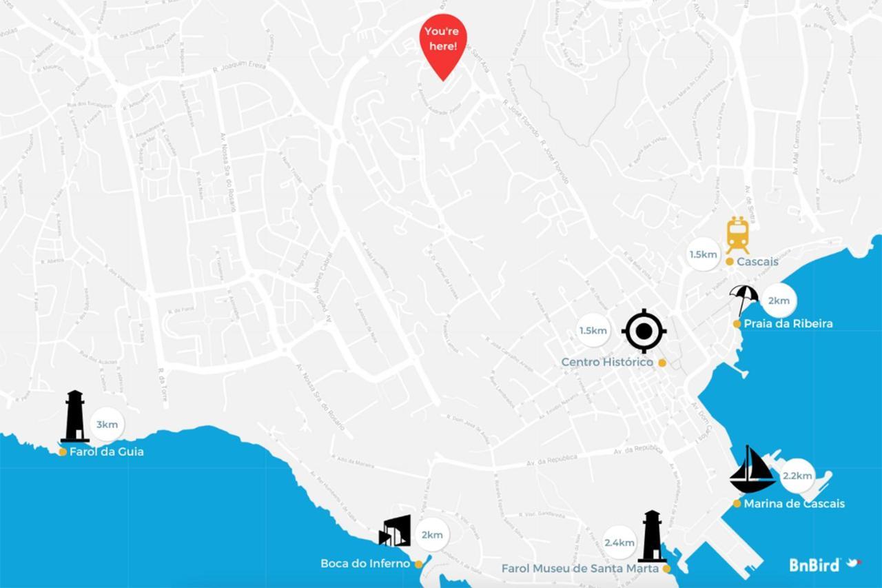 Cascais Sunny With Ocean Views Apartment Luaran gambar
